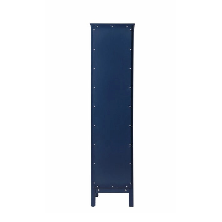 Indigo Home 16 Inch Bathroom Linen Storage Freestanding Cabinet