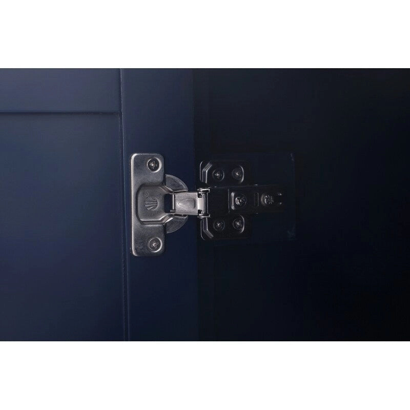 Indigo Home 16 Inch Bathroom Linen Storage Freestanding Cabinet