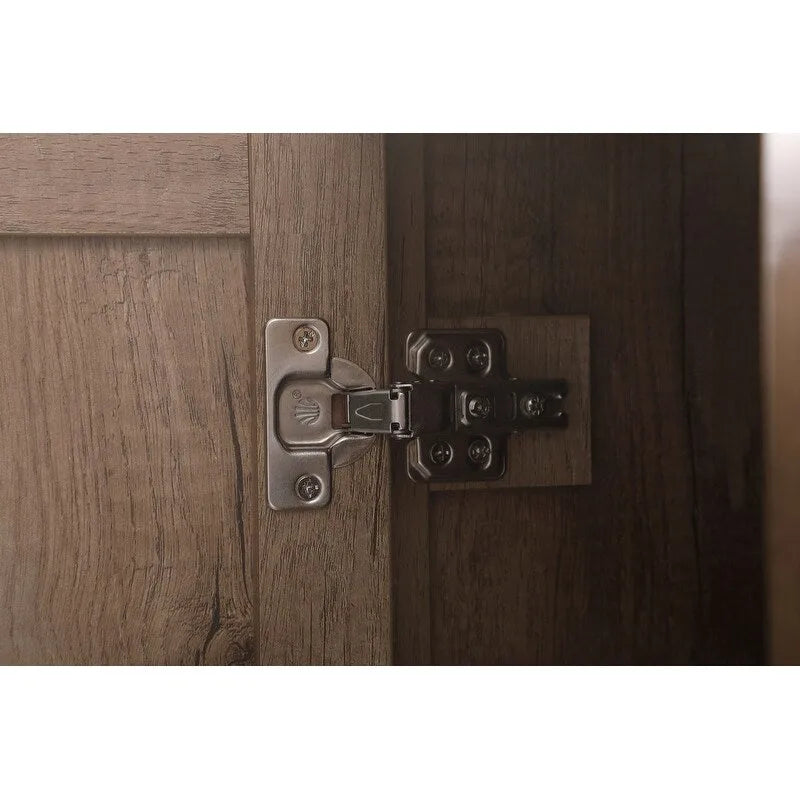 Indigo Home 16 Inch Bathroom Linen Storage Freestanding Cabinet