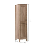 Indigo Home 16 Inch Bathroom Linen Storage Freestanding Cabinet
