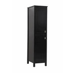 Indigo Home 16 Inch Bathroom Linen Storage Freestanding Cabinet