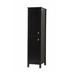 Indigo Home 16 Inch Bathroom Linen Storage Freestanding Cabinet