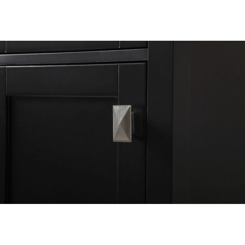 Indigo Home 16 Inch Bathroom Linen Storage Freestanding Cabinet