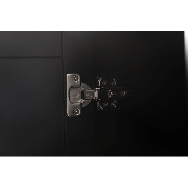 Indigo Home 16 Inch Bathroom Linen Storage Freestanding Cabinet