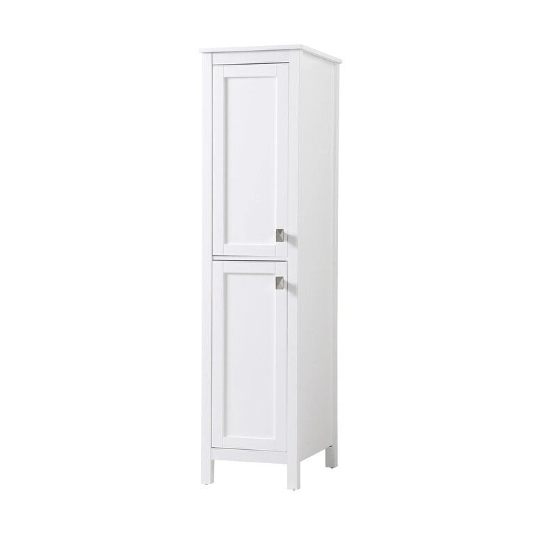 Indigo Home 16 Inch Bathroom Linen Storage Freestanding Cabinet