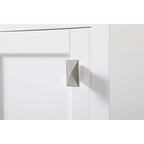 Indigo Home 16 Inch Bathroom Linen Storage Freestanding Cabinet