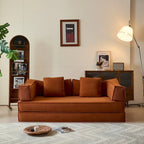 JASIWAY Modern Vintage Convertible Sleeper Sofa Bed