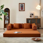 JASIWAY Modern Vintage Convertible Sleeper Sofa Bed