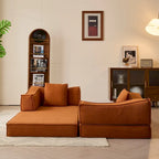 JASIWAY Modern Vintage Convertible Sleeper Sofa Bed