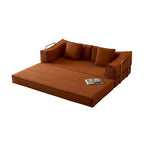 JASIWAY Modern Vintage Convertible Sleeper Sofa Bed