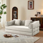 JASIWAY Modern Vintage Convertible Sleeper Sofa Bed