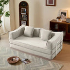 JASIWAY Modern Vintage Convertible Sleeper Sofa Bed