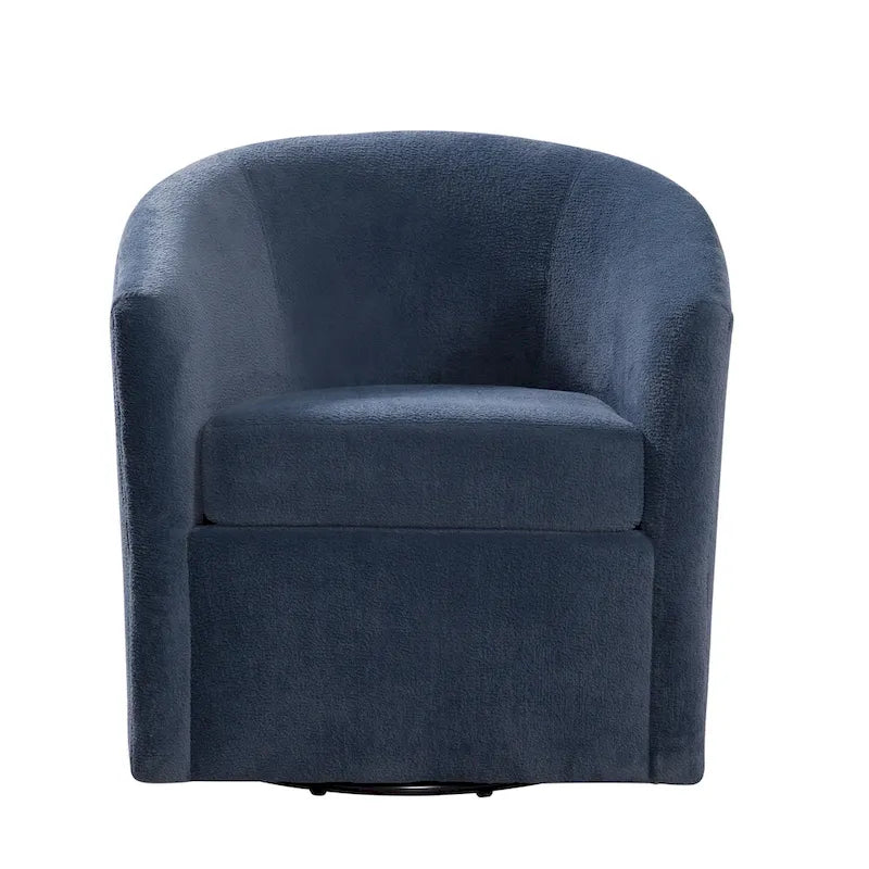 Odessa Barrel Style Swivel Accent chair in Performance Fabric