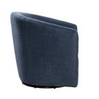 Odessa Barrel Style Swivel Accent chair in Performance Fabric