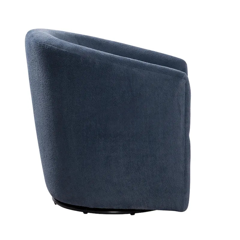 Odessa Barrel Style Swivel Accent chair in Performance Fabric