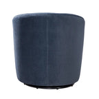 Odessa Barrel Style Swivel Accent chair in Performance Fabric