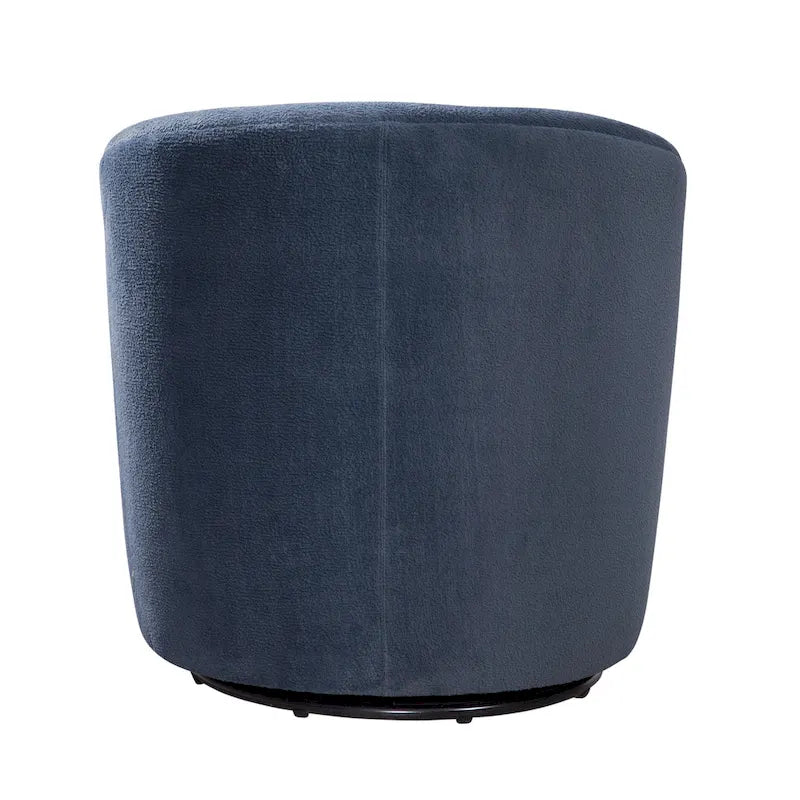 Odessa Barrel Style Swivel Accent chair in Performance Fabric