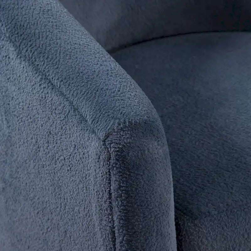 Odessa Barrel Style Swivel Accent chair in Performance Fabric