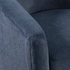 Odessa Barrel Style Swivel Accent chair in Performance Fabric