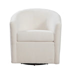 Odessa Barrel Style Swivel Accent chair in Performance Fabric