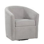 Odessa Barrel Style Swivel Accent chair in Performance Fabric