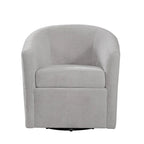 Odessa Barrel Style Swivel Accent chair in Performance Fabric