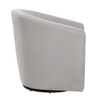 Odessa Barrel Style Swivel Accent chair in Performance Fabric