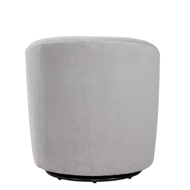 Odessa Barrel Style Swivel Accent chair in Performance Fabric