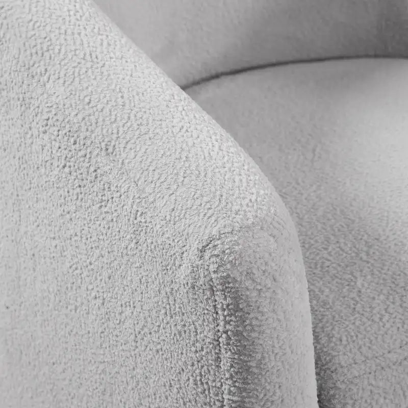 Odessa Barrel Style Swivel Accent chair in Performance Fabric