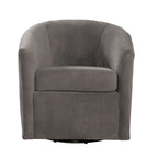Odessa Barrel Style Swivel Accent chair in Performance Fabric