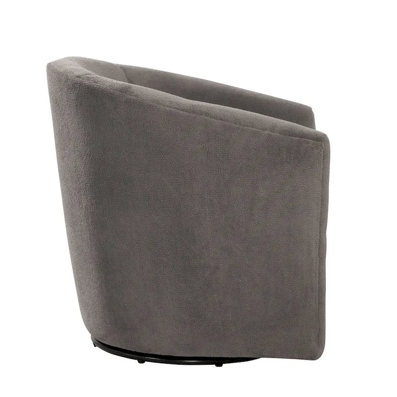 Odessa Barrel Style Swivel Accent chair in Performance Fabric