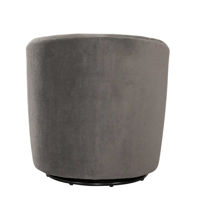 Odessa Barrel Style Swivel Accent chair in Performance Fabric