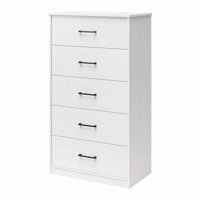 Ameriwood Home BrEZ Build Pearce Tall 5 Drawer Dresser