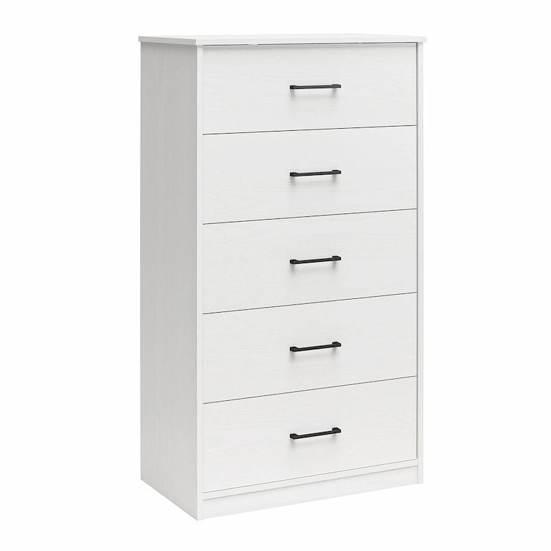 Ameriwood Home BrEZ Build Pearce Tall 5 Drawer Dresser