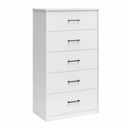 Ameriwood Home BrEZ Build Pearce Tall 5 Drawer Dresser