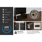 Ameriwood Home BrEZ Build Pearce Tall 5 Drawer Dresser