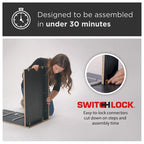 Ameriwood Home BrEZ Build Pearce Tall 5 Drawer Dresser