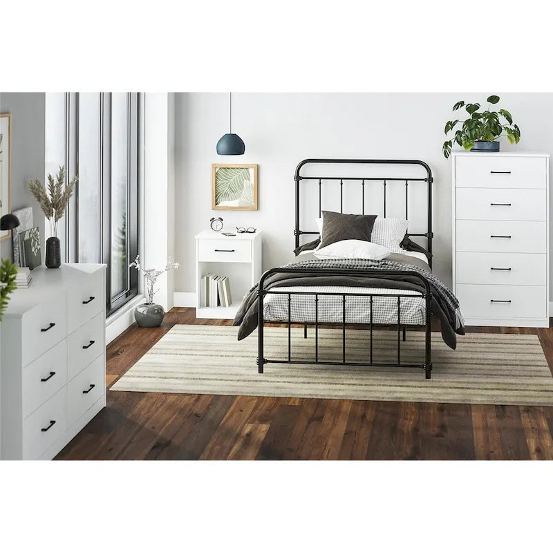 Ameriwood Home BrEZ Build Pearce Tall 5 Drawer Dresser