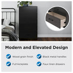 Ameriwood Home BrEZ Build Pearce Tall 5 Drawer Dresser