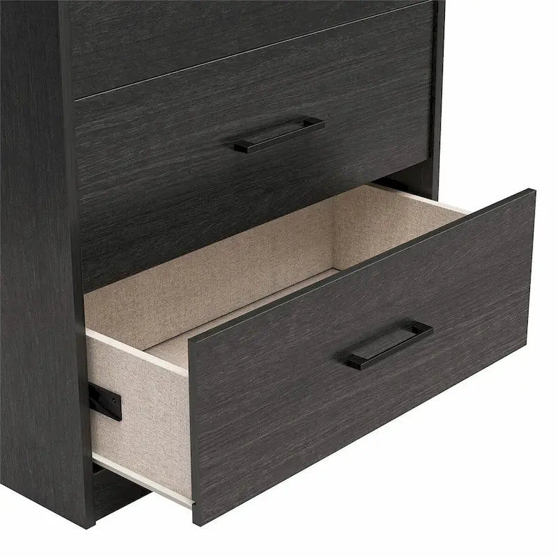 Ameriwood Home BrEZ Build Pearce Tall 5 Drawer Dresser