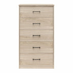 Ameriwood Home BrEZ Build Pearce Tall 5 Drawer Dresser