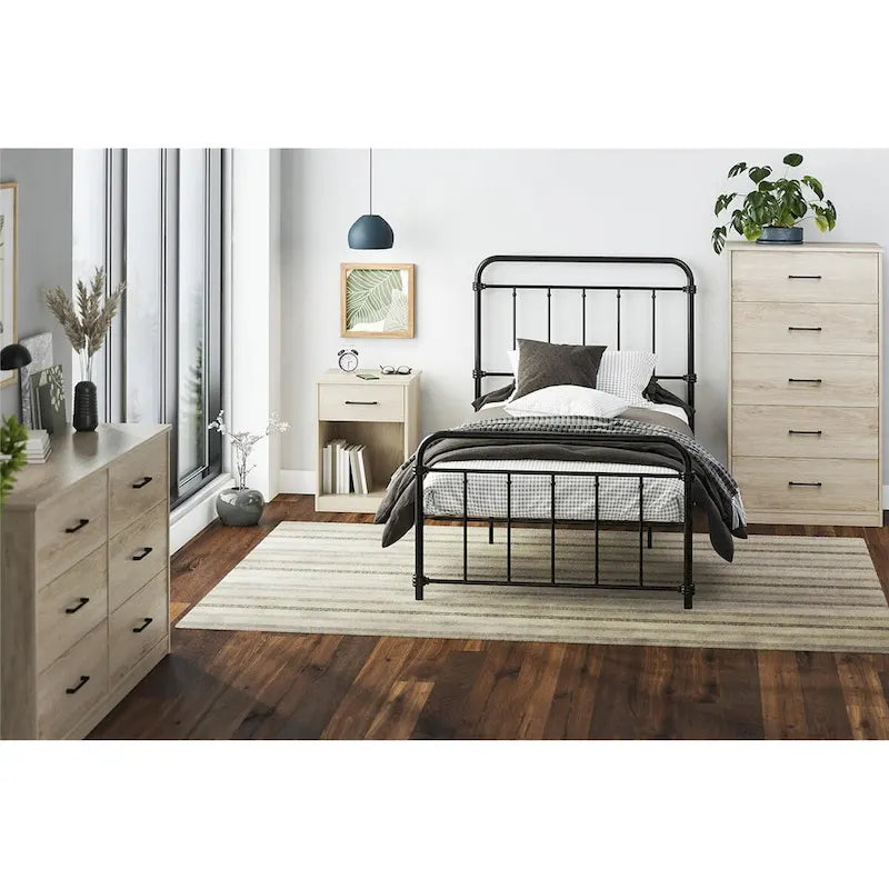 Ameriwood Home BrEZ Build Pearce Tall 5 Drawer Dresser