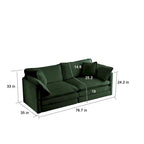 2 Seater L-Shaped Sectional for Small Living Space