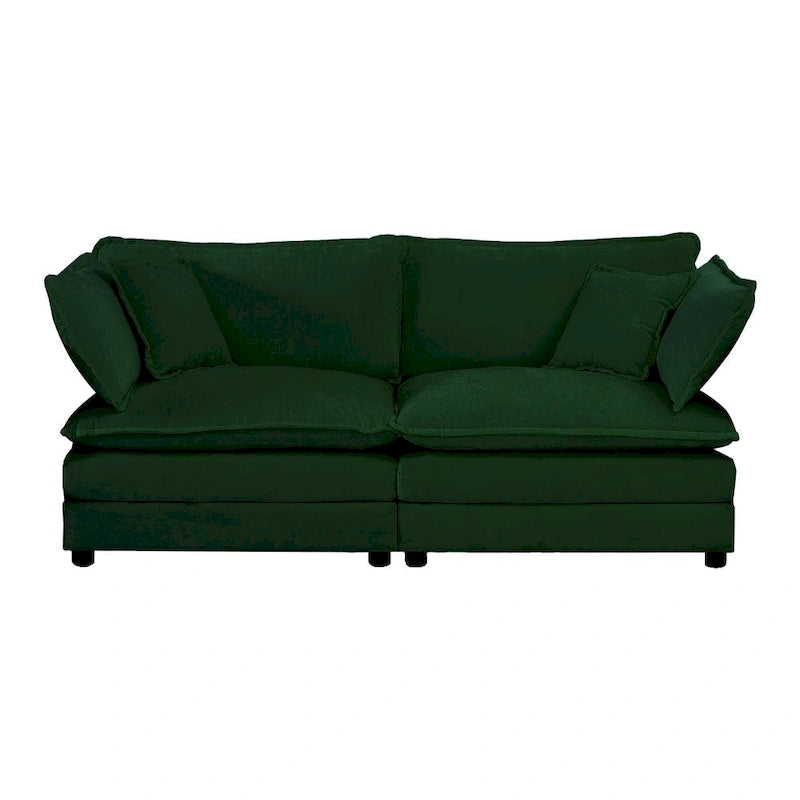 2 Seater L-Shaped Sectional for Small Living Space